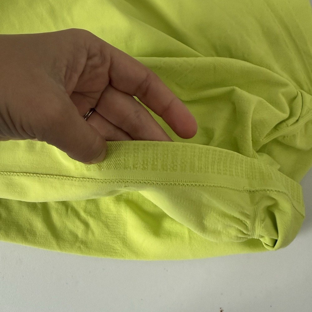 Athleta Speedlight Racerback Neon Yellow Tank Top Women's M Athliesure Workout - Picture 4 of 7